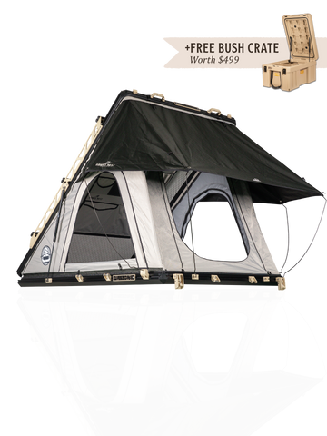Hawk's Nest V2 Rooftop Tent - Low-Pro - Grey