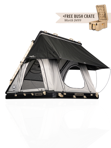 Hawk's Nest V2 Rooftop Tent - Wide - Grey