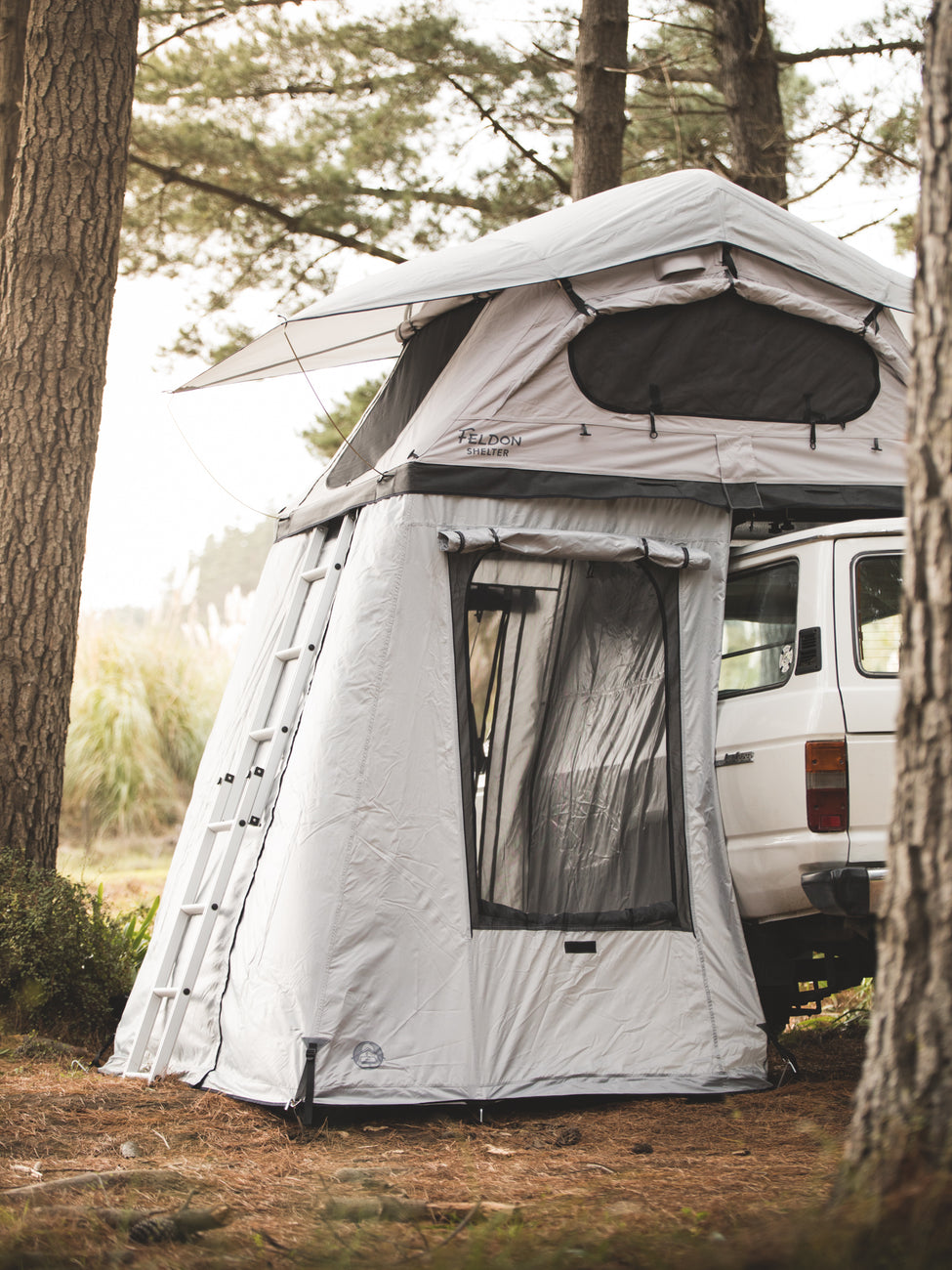 overzone roof tent Crow's Nest Roof Top Tent Bonus Room Annex - Feldon Shelter