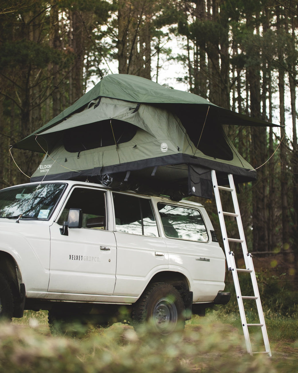 feldon tent Feldon Shelter Roof Top Tent - Crow's Nest Regular Rooftop Tent - Green
